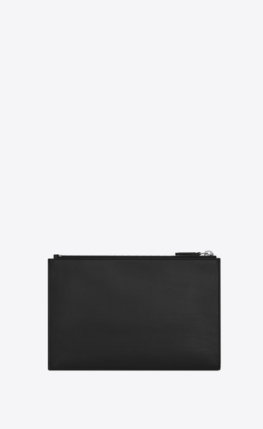 ID-Mini-Tablet-Etui aus schwarzem Leder